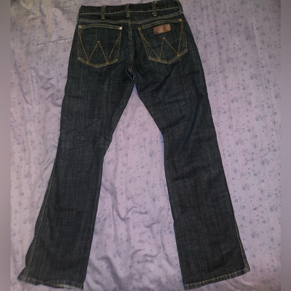 Mens Retro Slim Boot Wrangler Jeans